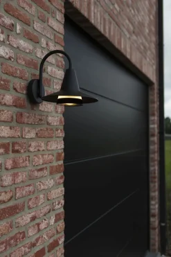 Eco-Light Außenleuchte Wand Aluminium H:24,6 cm IP54 E27 Schwarz< Metall Lampen|Moderne Außenleuchten