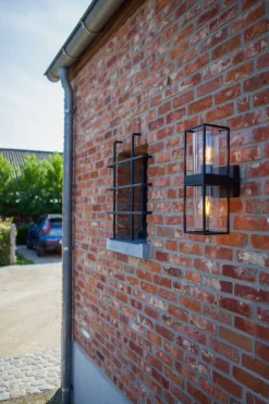 Außenwandleuchten|Moderne Lampen*Eco-Light Außenleuchte Wand Anthrazit IP44 eckig Modern ELLAYINA