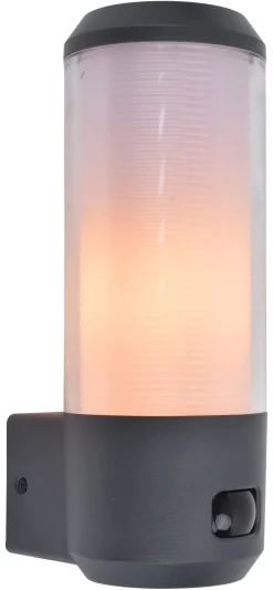 Eco-Light Außenleuchte Wand Bewegungsmelder Aluminium E27 IP44< Metall Lampen|Außenwandleuchten