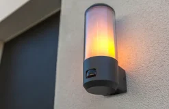 Eco-Light Außenleuchte Wand Bewegungsmelder Aluminium E27 IP44< Metall Lampen|Außenwandleuchten
