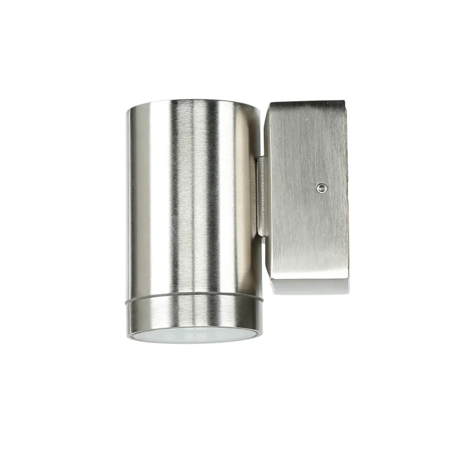 Lido Außenleuchte Wand Echt-Messing H: 10 cm Downlight< Außenwandleuchten|Moderne Lampen