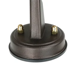 Rustikale Lampen|Metall Lampen*Lido Außenleuchte Wand IP64 E27 Rostbraun antik Echt-Messing Maritim