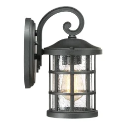 Rustikale Lampen|Vintage Lampen*Elstead Außenleuchte Wand IP44 E27 Rustikal Schwarz antik