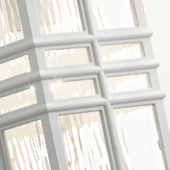 Außenwandleuchten|Vintage Lampen*Elstead Außenleuchte Wand IP44 E27 Weiß Rustikal Terrasse Haus