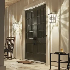 Außenwandleuchten|Vintage Lampen*Elstead Außenleuchte Wand IP44 E27 Weiß Rustikal Terrasse Haus