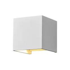 Außenwandleuchten|Led Außenleuchten*Maytoni Außenleuchte Wand LED Metall Up Down IP54 Weiß eckig