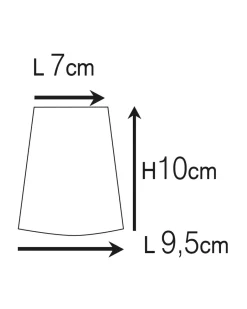 Andromeda Außenleuchte Wand Messing Glas GU10 IP54 H: 10 cm Downlight< Außenwandleuchten|Industrie Lampen