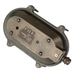 Lido Außenleuchte Wand Messing Glas Maritim IP64 B: 21 cm E27< Rustikale Lampen|Metall Lampen