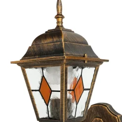 Rustikale Lampen|Rustikale Außenleuchten*Easylight Außenleuchte Wand Rustikal in Kupfer antik IP44 E27