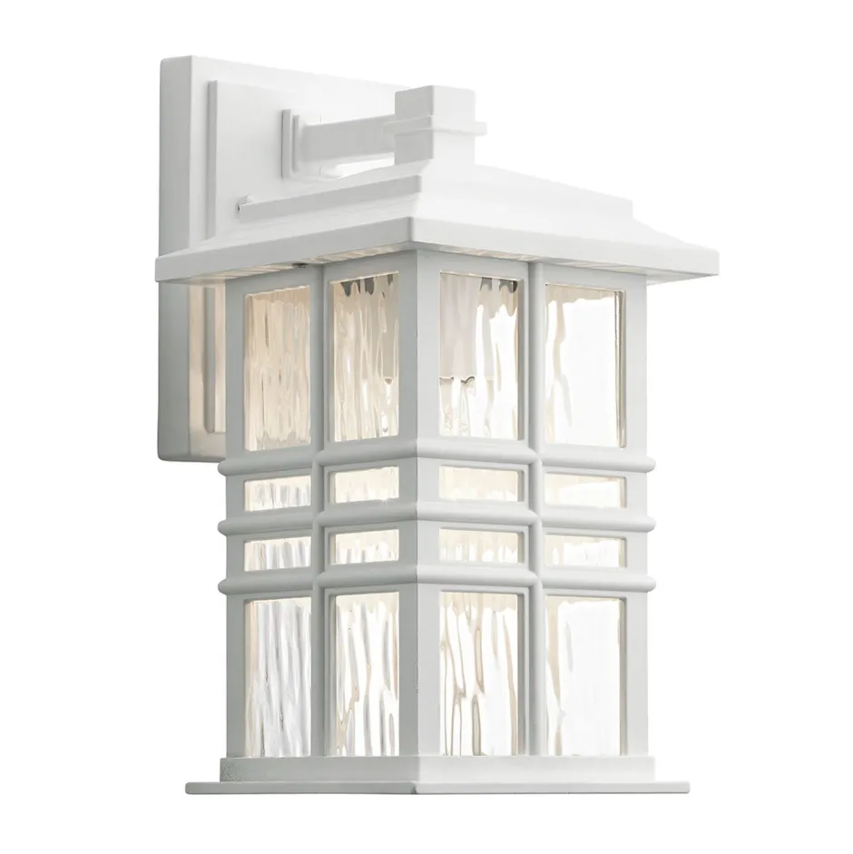 Außenleuchten Antik|Außenwandleuchten*Elstead Außenleuchte Wand Weiß IP44 E27 Rustikal Laterne