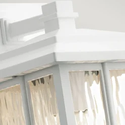 Außenleuchten Antik|Außenwandleuchten*Elstead Außenleuchte Wand Weiß IP44 E27 Rustikal Laterne