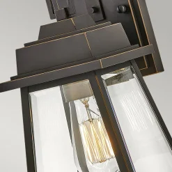 Außenwandleuchten|Gartenlaternen*Elstead Außenleuchte Wand wetterfest H: 36,2 cm IP44 E27 Vintage