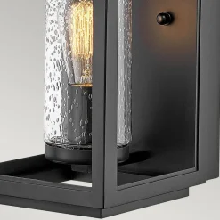 Außenwandleuchten|Gartenlaternen*Elstead Außenleuchte Wand wetterfest H: 44,5 cm IP44 Schwarz E27