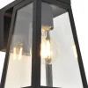 Metall Lampen|Moderne Außenleuchten*Eco-Light Außenwandlampe Aluminium Glas E27 IP44 H:20,7 cm