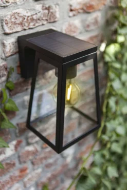 Metall Lampen|Moderne Außenleuchten*Eco-Light Außenwandlampe Aluminium Glas E27 IP44 H:20,7 cm