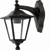 Lido Außenwandlampe Aluminium IP44 Schwarz Rustikal elegant< Außenleuchten Antik|Außenwandleuchten