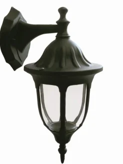 Lido Außenwandlampe Aluminium IP44 Schwarz Rustikal< Außenleuchten Antik|Außenwandleuchten