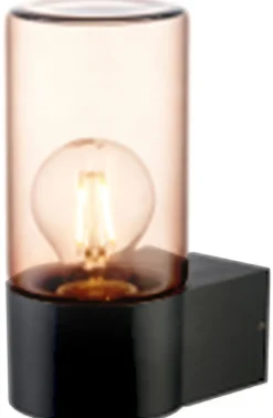 Easylight Außenwandlampe Aluminium Rauchglas E27 IP44 Modern< Metall Lampen|Moderne Außenleuchten