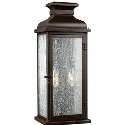 Elstead Außenwandlampe Edelstahl Glas Antik Haus Tür IP44< Außenwandleuchten|Gartenlaternen