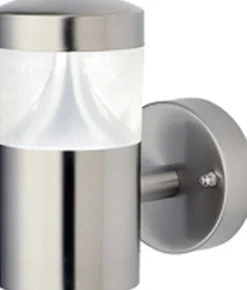 Metall Lampen|Moderne Außenleuchten*Easylight Außenwandlampe Edelstahl GU10 IP44 H: 15,5 cm 450 lm