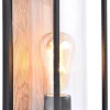 Eco-Light Außenwandlampe Glas Aluminium Natur Schwarz E27 IP44< Metall Lampen|Moderne Außenleuchten