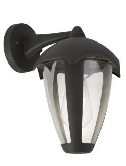 Metall Lampen|Moderne Außenleuchten*Searchlight Außenwandlampe IP44 Anthrazit E27 H: 26 cm Haus Eingang