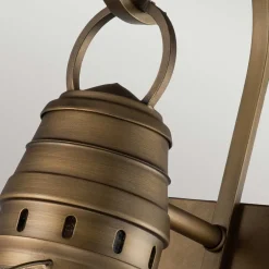 Außenwandleuchten|Gartenlaternen*Elstead Außenwandlampe Kugelschirm Aluminium Glas 51 cm hoch IP44