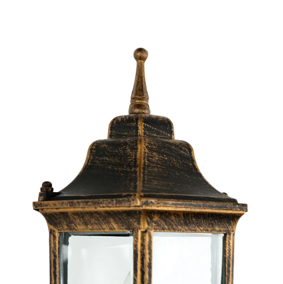 Easylight Außenwandlampe LYON Schwarz Kupfer E27 Rustikal< Rustikale Lampen|Rustikale Außenleuchten