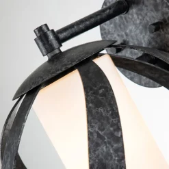 Elstead Außenwandlampe Metall Glas E27 IP44 H: 28,2 cm dekorativ< Außenwandleuchten|Kugellampen