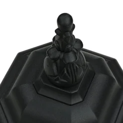 Rustikale Lampen|Rustikale Außenleuchten*Easylight Außenwandlampe Schwarz E27 H: 54 cm Rustikal Glas Alu