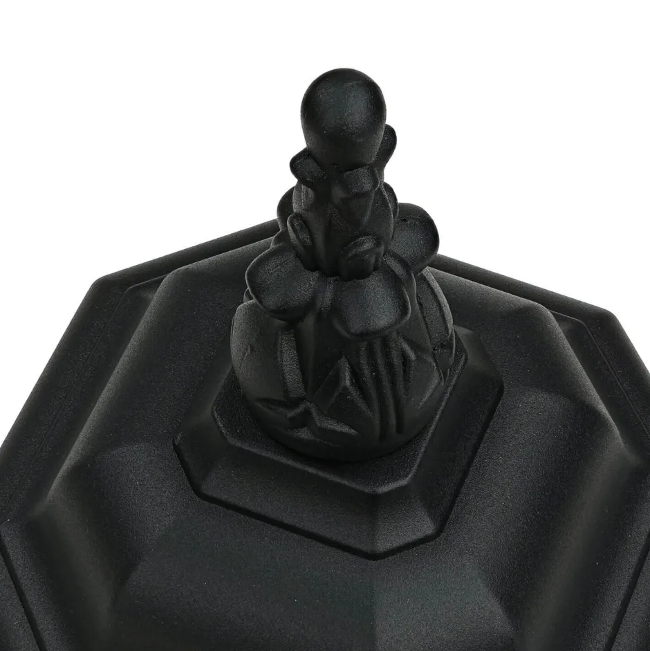 Rustikale Lampen|Rustikale Außenleuchten*Easylight Außenwandlampe Schwarz E27 H: 54 cm Rustikal Glas Alu