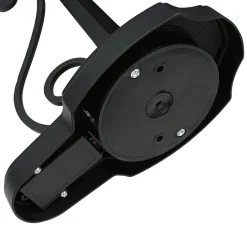 Rustikale Lampen|Rustikale Außenleuchten*Easylight Außenwandlampe Schwarz E27 H: 54 cm Rustikal Glas Alu