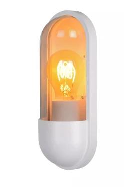 Außenwandlampe Weiß IP54 H:24 cm Balkon Terrasse Modern< Außenwandleuchten|Feuchtraumleuchten