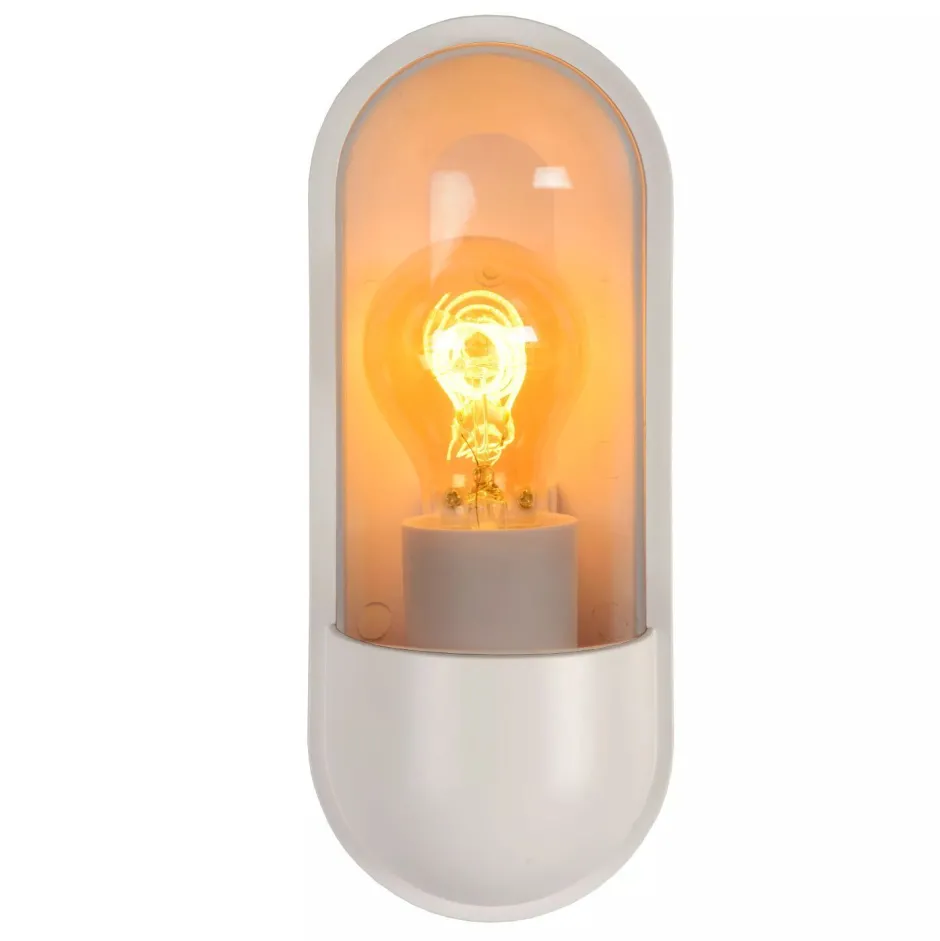 Außenwandlampe Weiß IP54 H:24 cm Balkon Terrasse Modern< Außenwandleuchten|Feuchtraumleuchten