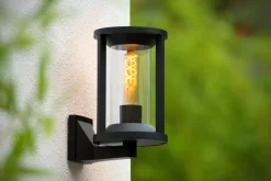 Außenwandleuchte Aluminium Schwarz IP65 Terrasse Haus< Außenwandleuchten|Metall Lampen