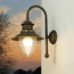 Giovanni Battista Außenwandleuchte Amalfi Bronze Antik< Lampen Aus Aller Welt|Rustikale Lampen