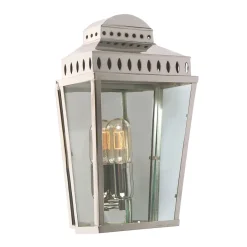 Außenleuchten Messing|Außenwandleuchten*Elstead Außenwandleuchte aus Messing IP44 Vintage in Nickel