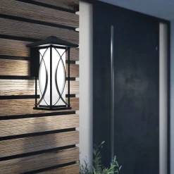 Metall Lampen|Vintage Lampen*Elstead Außenwandleuchte E27 IP44 37,9 cm hoch dekorativ BARNSTAPLE