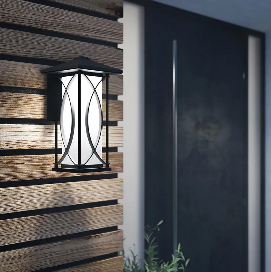 Metall Lampen|Vintage Lampen*Elstead Außenwandleuchte E27 IP44 37,9 cm hoch dekorativ BARNSTAPLE