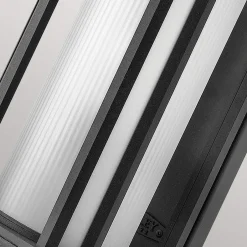 Elstead Außenwandleuchte Glas Aluminium E27 IP44 38,3 cm hoch< Außenwandleuchten|Retro Lampen