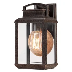 Vintage Lampen|Außenwandleuchten*Elstead Außenwandleuchte HOWARD Bronze antik Kupfer IP44