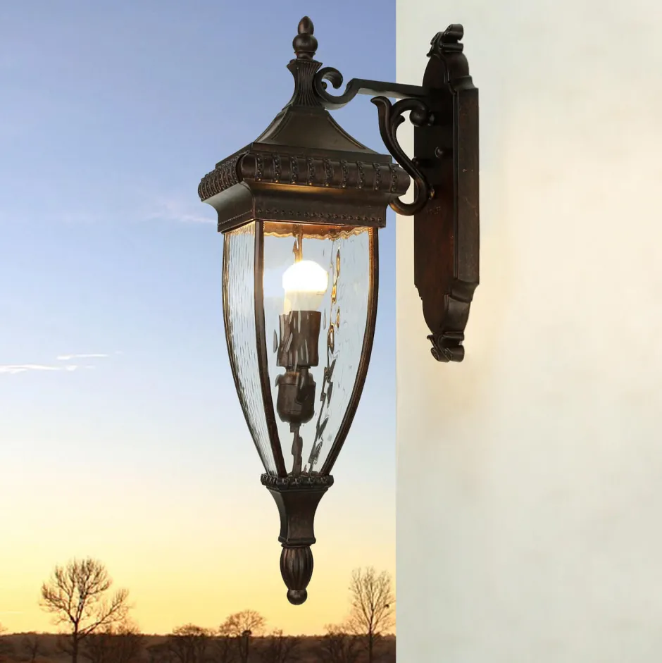 Elstead Außenwandleuchte LUCRETIA Vintage Design IP44 E14< Vintage Lampen|Gartenlaternen