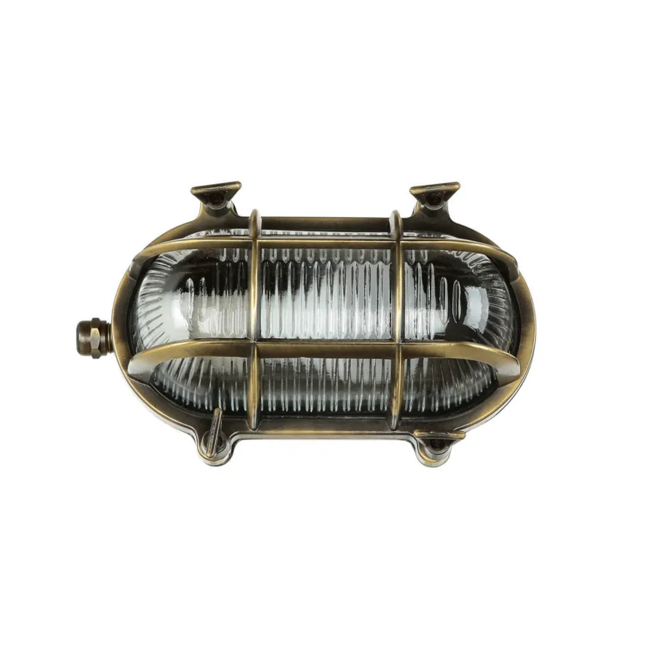 Lido Außenwandleuchte Messing Antik Premium SKIATHOS< Rustikale Lampen|Metall Lampen