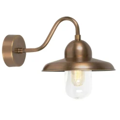 Außenleuchten Antik|Außenwandleuchten*Elstead Außenwandleuchte Messing IP44 Terrasse Maritim