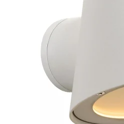 Außenwandleuchte Metall Weiß IP44 T:14,5 cm GU10 Haus< Außenwandleuchten|Metall Lampen