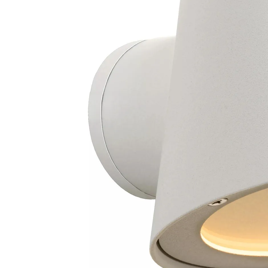 Außenwandleuchte Metall Weiß IP44 T:14,5 cm GU10 Haus< Außenwandleuchten|Metall Lampen