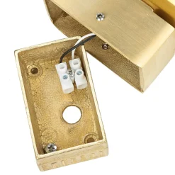 Lido Außenwandleuchte Modern aus Messing GU10 rund Haus< Außenwandleuchten|Moderne Lampen