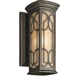 Elstead Außenwandleuchte ODETTE rustikal verziert IP44< Außenleuchten Antik|Außenwandleuchten