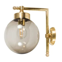 Lido Außenwandleuchte Rund Messing Klassisch IP43 Haus< Außenwandleuchten|Messinglampen