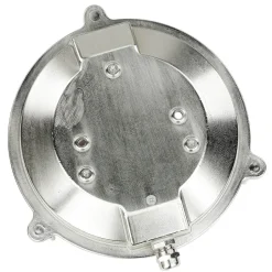 Außenwandleuchten|Rustikale Lampen*Lido Außenwandleuchte Rund Nickel Echt-Messing Maritim